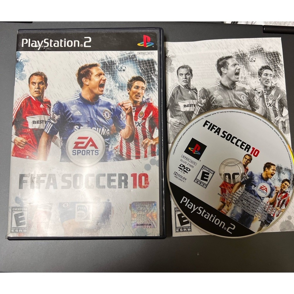 FIFA Soccer 10‎ Sony PlayStation 2 PS2 EA Sports Complete CIB NTSC